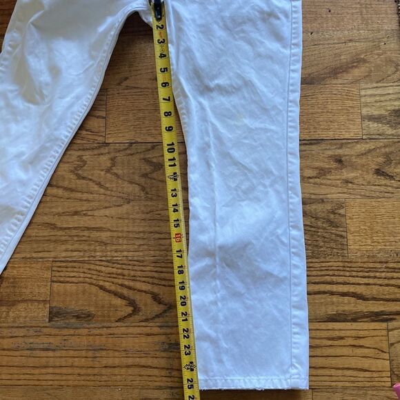 Abercrombie & Fitch 100% Cotton Mid-Rise Five Pocket Straight Leg Jeans Size 4 - Picture 10 of 12